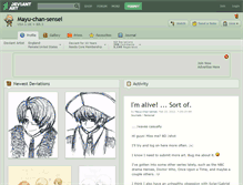 Tablet Screenshot of mayu-chan-sensei.deviantart.com