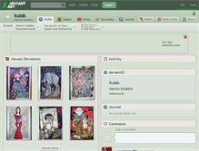 Tablet Screenshot of kulab.deviantart.com