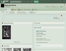 Tablet Screenshot of black-ink-horror.deviantart.com