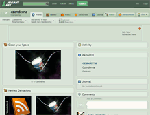Tablet Screenshot of czanderna.deviantart.com