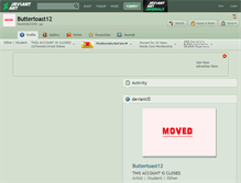 Tablet Screenshot of buttertoast12.deviantart.com
