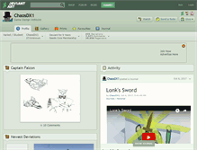 Tablet Screenshot of chaosdx1.deviantart.com