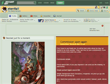 Tablet Screenshot of elsevilla.deviantart.com