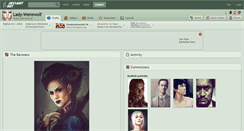 Desktop Screenshot of lady-werewolf.deviantart.com