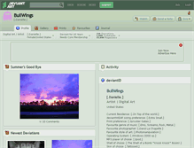Tablet Screenshot of bullwings.deviantart.com
