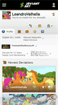 Mobile Screenshot of leandrovalhalla.deviantart.com