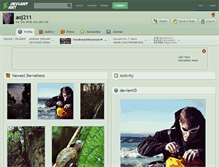 Tablet Screenshot of aoj211.deviantart.com