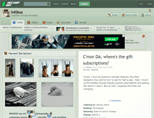 Tablet Screenshot of inkibus.deviantart.com