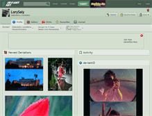 Tablet Screenshot of lorysaly.deviantart.com