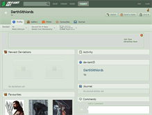 Tablet Screenshot of darthsithlords.deviantart.com