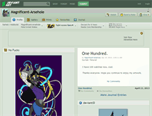 Tablet Screenshot of magnificent-arsehole.deviantart.com