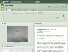 Tablet Screenshot of jkronsberg.deviantart.com