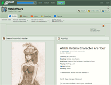 Tablet Screenshot of hatakemaara.deviantart.com