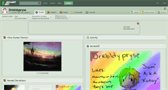 Desktop Screenshot of drkbldypryse.deviantart.com