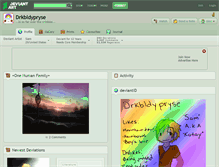 Tablet Screenshot of drkbldypryse.deviantart.com