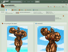 Tablet Screenshot of muscle82002.deviantart.com