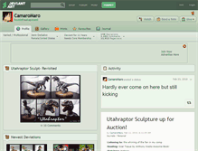Tablet Screenshot of camaromaro.deviantart.com