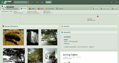 Desktop Screenshot of lenskieh.deviantart.com