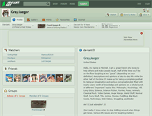 Tablet Screenshot of grayjaeger.deviantart.com