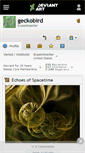 Mobile Screenshot of geckobird.deviantart.com