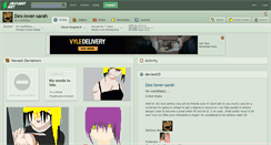 Desktop Screenshot of dex-lover-sarah.deviantart.com