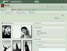 Tablet Screenshot of baxva.deviantart.com