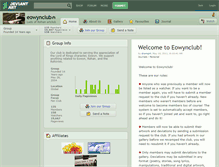 Tablet Screenshot of eowynclub.deviantart.com