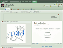 Tablet Screenshot of delirioustudios.deviantart.com