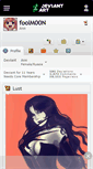 Mobile Screenshot of foolm00n.deviantart.com
