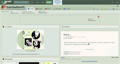 Desktop Screenshot of dozendeadroses99.deviantart.com
