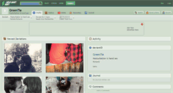 Desktop Screenshot of greentie.deviantart.com