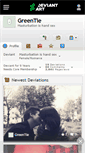 Mobile Screenshot of greentie.deviantart.com