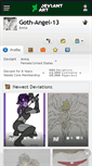 Mobile Screenshot of goth-angel-13.deviantart.com