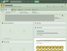 Tablet Screenshot of imskitzoplz.deviantart.com