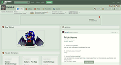 Desktop Screenshot of ferret-x.deviantart.com