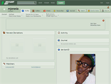 Tablet Screenshot of mjonesla.deviantart.com