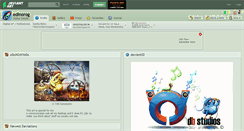 Desktop Screenshot of edinorog.deviantart.com