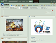Tablet Screenshot of edinorog.deviantart.com