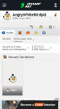 Mobile Screenshot of angrywhitebirdplz.deviantart.com
