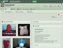 Tablet Screenshot of lucylovebiscuit.deviantart.com