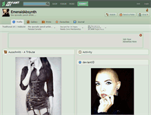 Tablet Screenshot of emeraldabsynth.deviantart.com