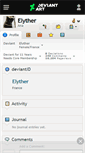 Mobile Screenshot of elyther.deviantart.com