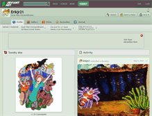 Tablet Screenshot of erikjr21.deviantart.com
