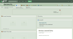 Desktop Screenshot of emo-sonic-fcs.deviantart.com