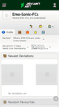 Mobile Screenshot of emo-sonic-fcs.deviantart.com