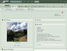 Tablet Screenshot of mback.deviantart.com
