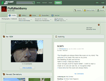 Tablet Screenshot of fluffyblackbunny.deviantart.com
