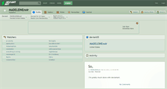 Desktop Screenshot of madeleinenoir.deviantart.com