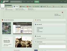 Tablet Screenshot of grimtutor.deviantart.com