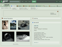 Tablet Screenshot of mel-art.deviantart.com